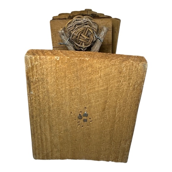 Handmade primitive rustic wooden bird house - Picture 7 of 7